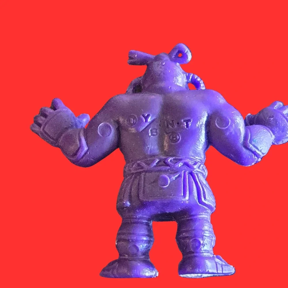 Vtg‎ M.U.S.C.L.E. Men Buffaloman Purple Figure #165 Kinnikuman 1980s Black Sumoh